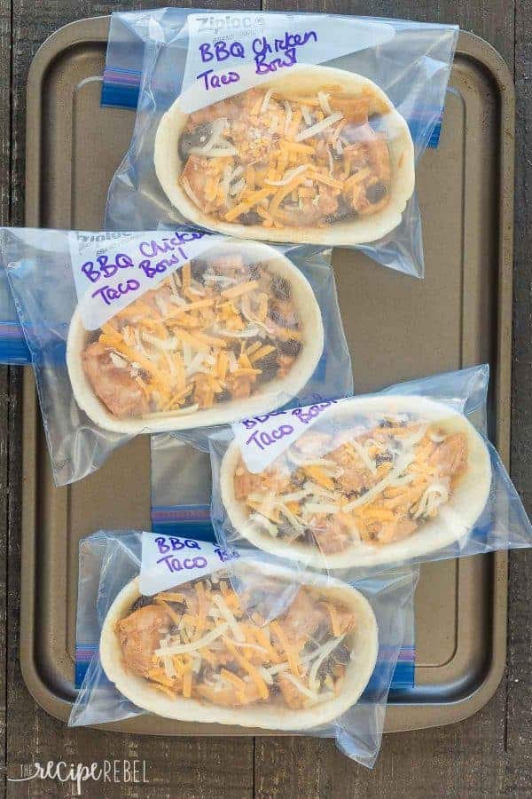 BBQ Chicken Taco Bowls by The Recipe Rebel | Easy and Delicious Make Ahead Meals