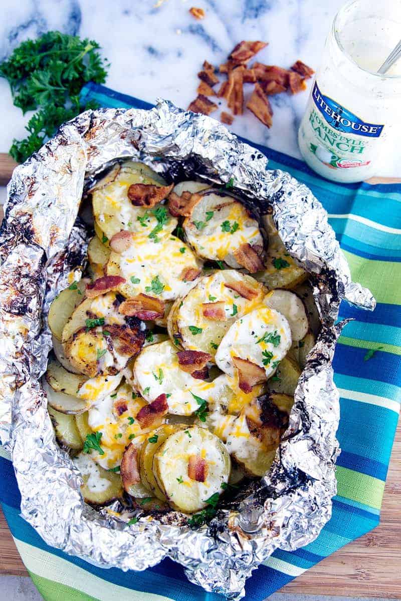 Grilled Bacon Ranch Potatoes by Gather for Bread | Great Grilling Recipes and Hacks