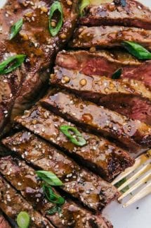 Grilled Rib Eye Steak with Ginger Teriyaki Sauce | Princess Pinky Girl