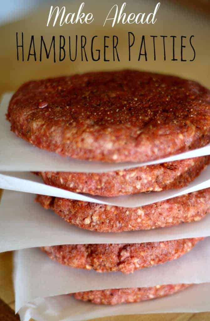 Make Ahead Hamburger Patties | Great Grilling Hacks and Yummy Grill Recipes