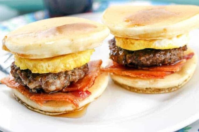 Pancake Breakfast Sliders - Princess Pinky Girl