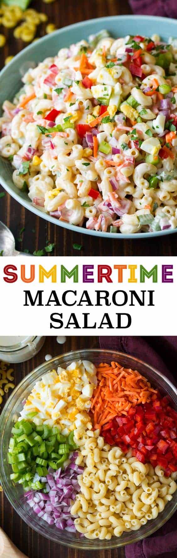 Summertime Pasta Macaroni Salad by Cooking Classy | Delicious Summertime Pasta Salad Recipes! 