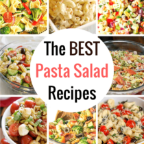 A Pinterest image for the best pasta salad recipes