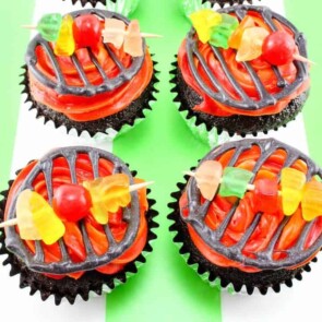BBQ Grill Cupcakes square