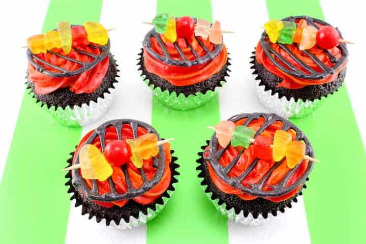 BBQ Grill Cupcakes