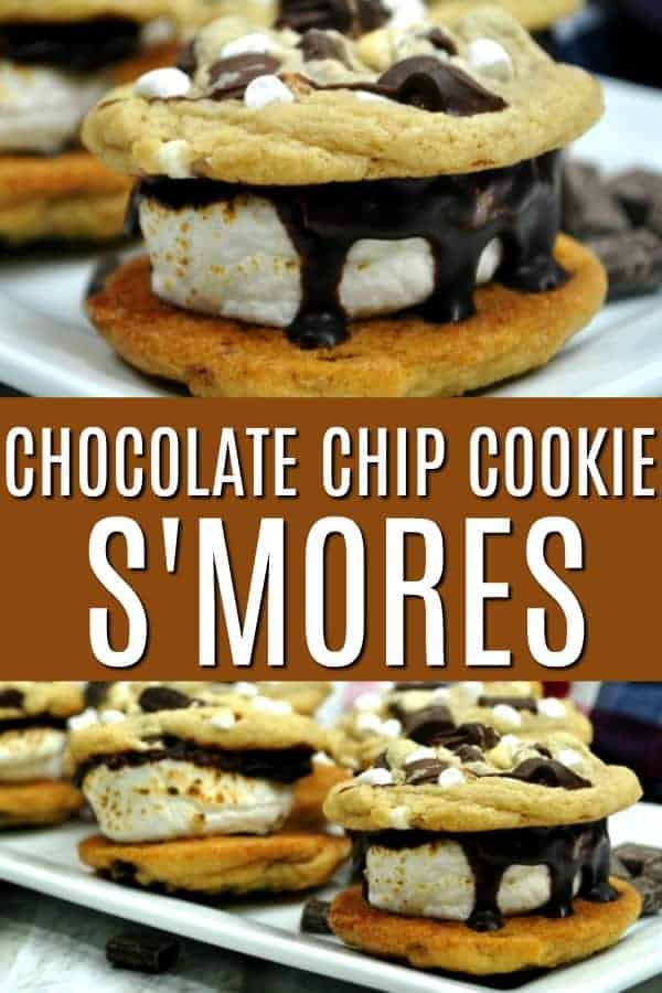 Chocolate Chip Cookie S'mores - taking s'mores to a whole new level