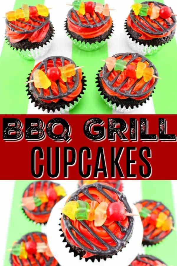 How to make BBQ Grill Cupcakes - perfect Father's Day dessert idea