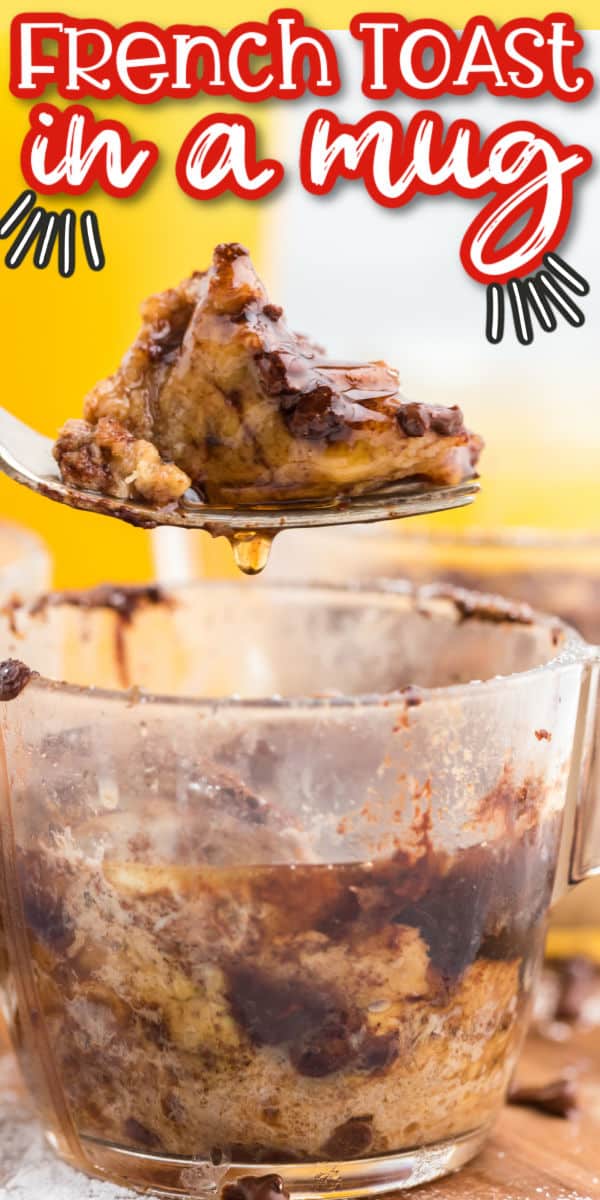 French Toast in a Mug pinterest image