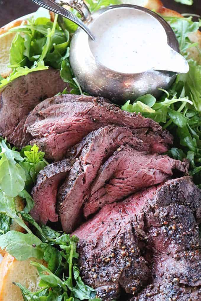 Roasted Beef Tenderloin by The Anthony Kitchen | Entertaining recipes that are SO delicious!
