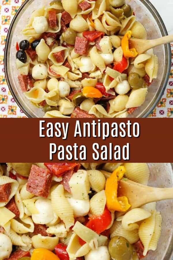 The Easiest Antipasto Pasta Salad