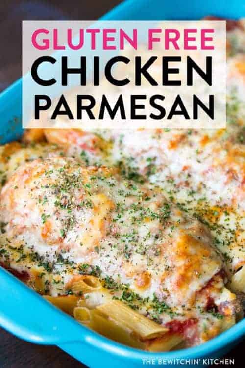 Gluten Free Chicken Parmesan by The Bewitchin Kitchen | Gluten Free Recipes for Every Meal.