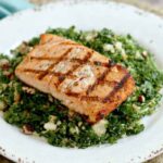 Grilled Salmon Kale Salad square featured image