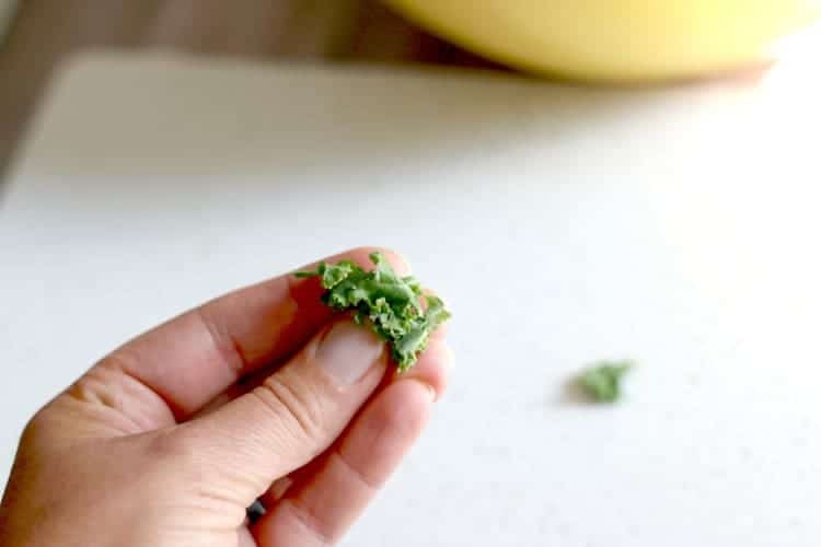 massage kale before eating it
