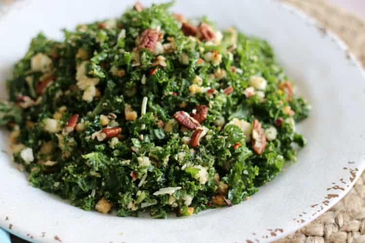 prep the kale salad