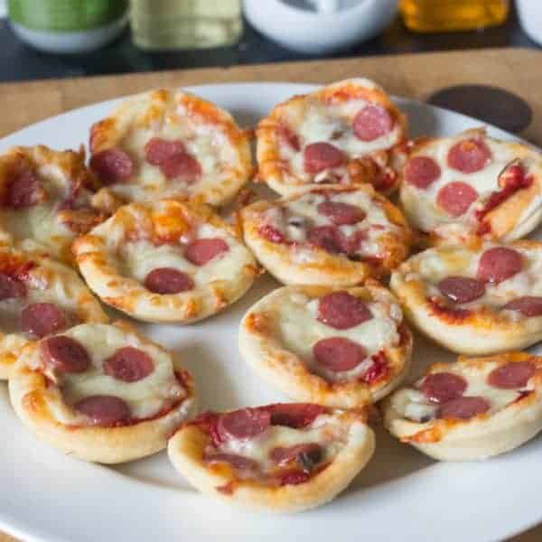 Mini Pizza Bites by Mum in the Madhouse | Awesome No Sandwich Lunchbox Ideas