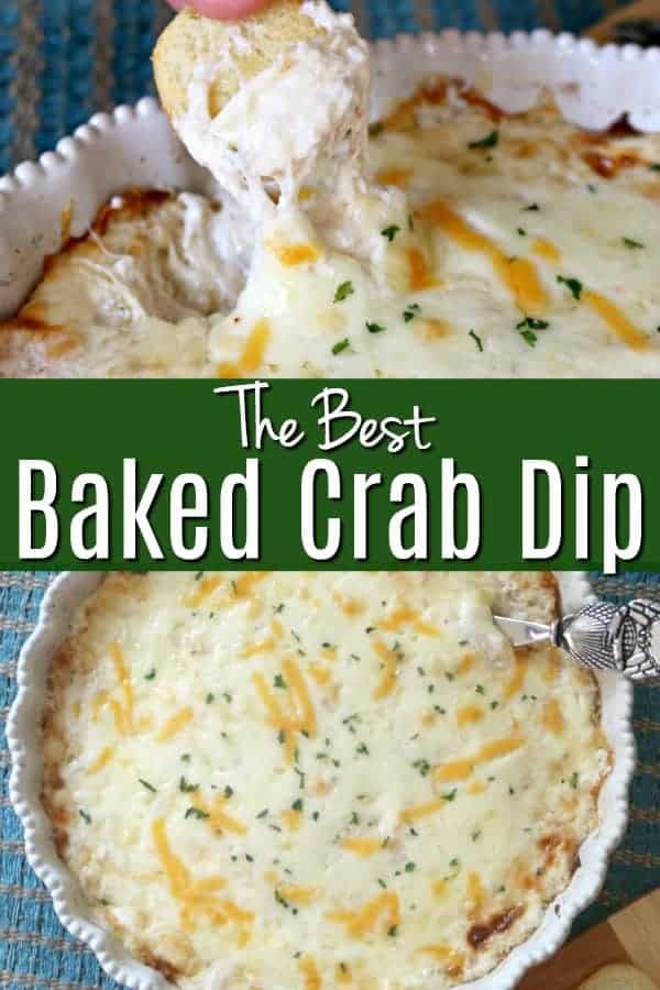 The best hot baked crab dip