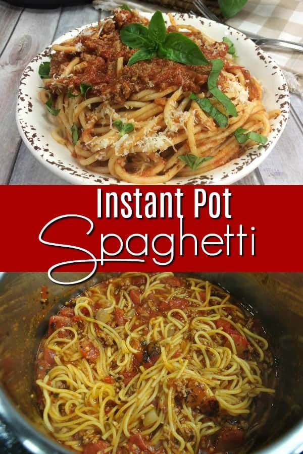 Instant Pot Spaghetti and Meat Sauce