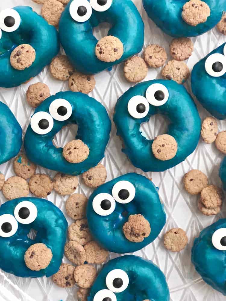 Cookie Monster Donuts