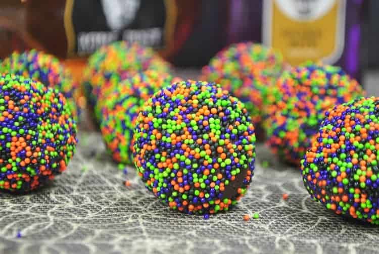 Easy truffles for Halloween