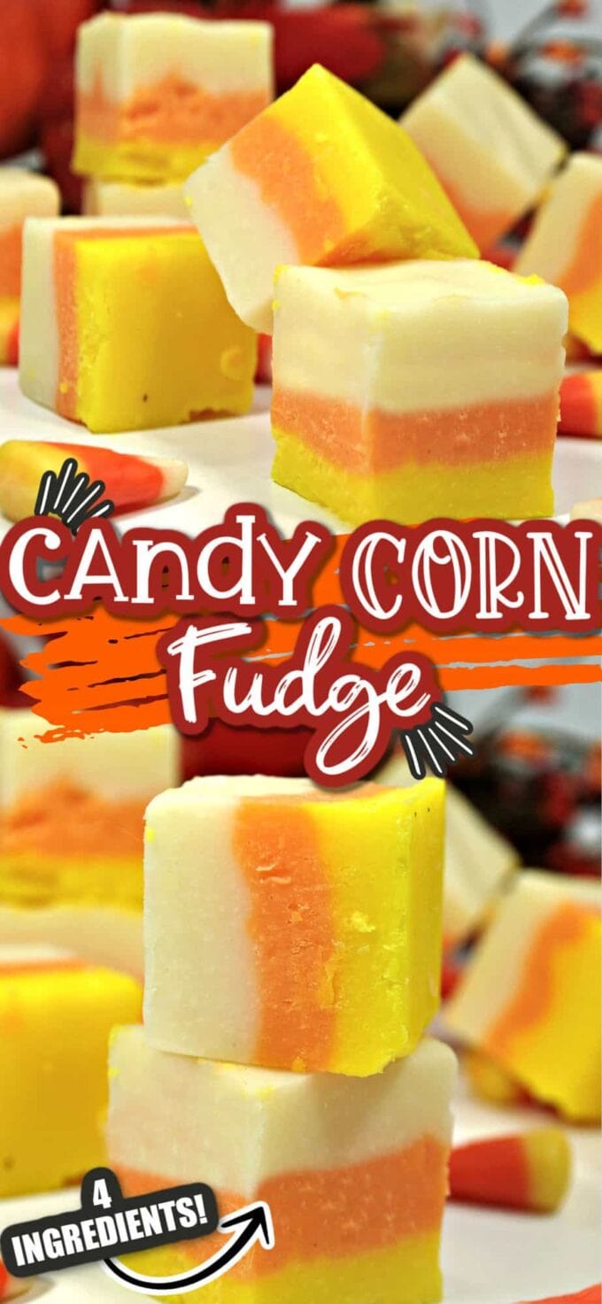 candy corn fudge pinterest image