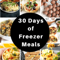 30 Days of Freezer Meals - Princess Pinky Girl