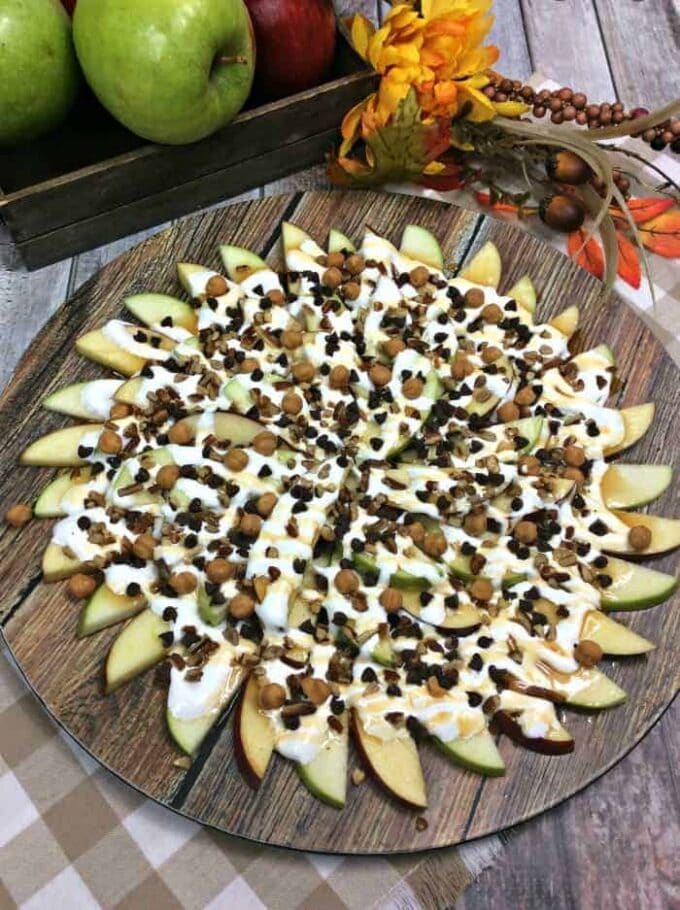 Caramel apple nachos main image