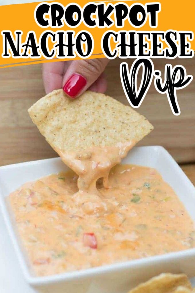 Crockpot Nacho Cheese Dip pinterest