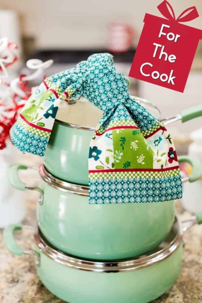 Teal cookware set by the Pioneer Woman