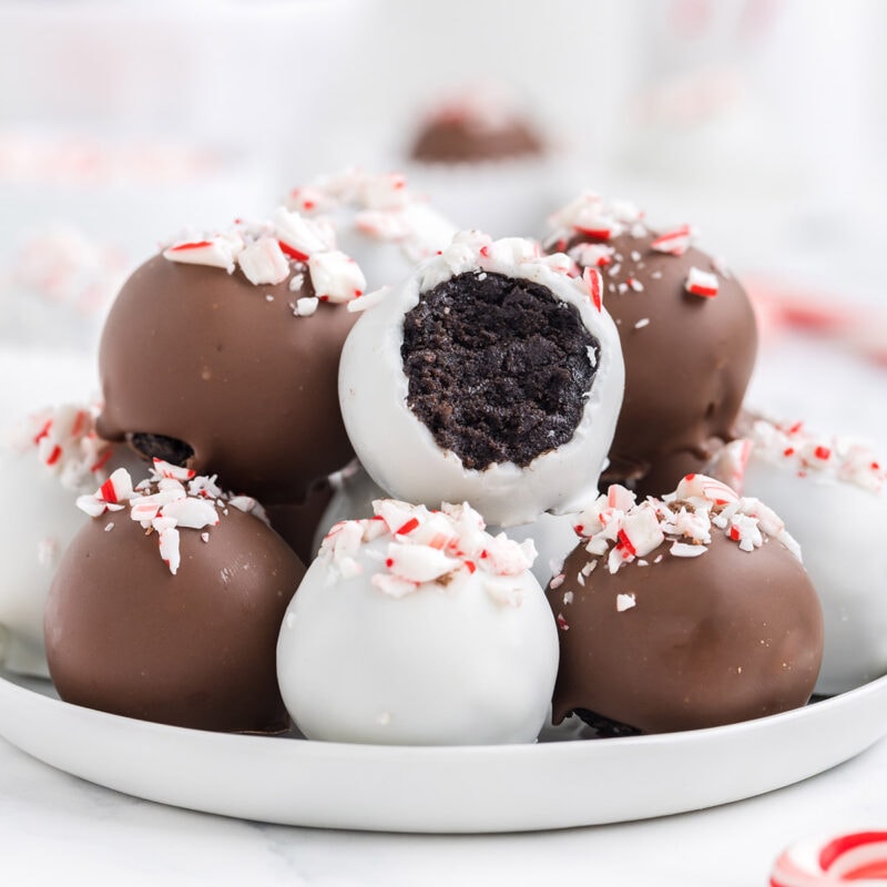 Peppermint Oreo Truffles - Princess Pinky Girl