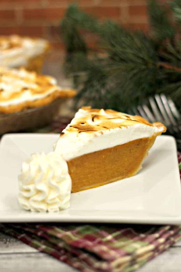 Sweet Potato Pie with Marshmallow Meringue