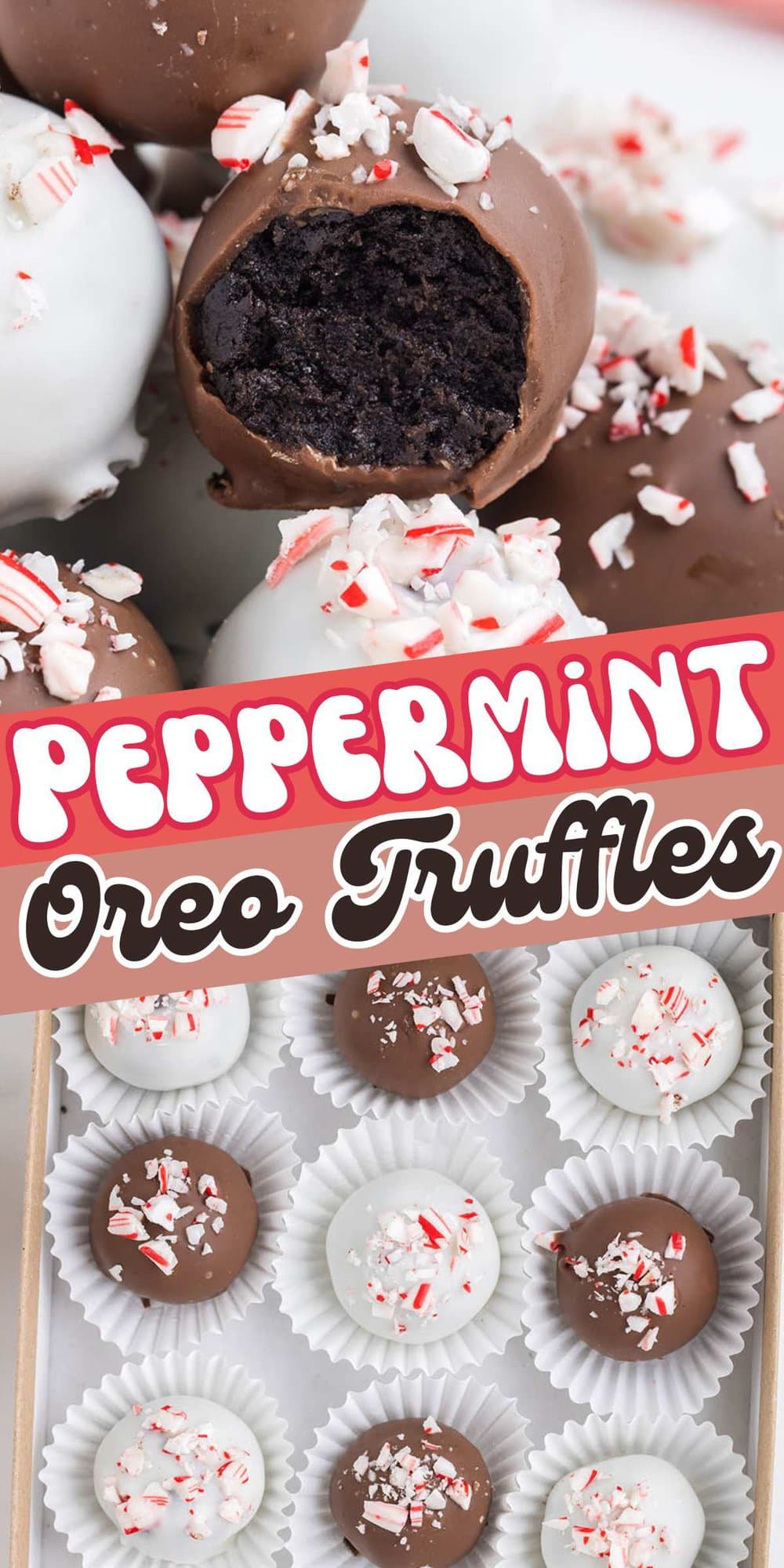 Peppermint Oreo Truffles pinterest