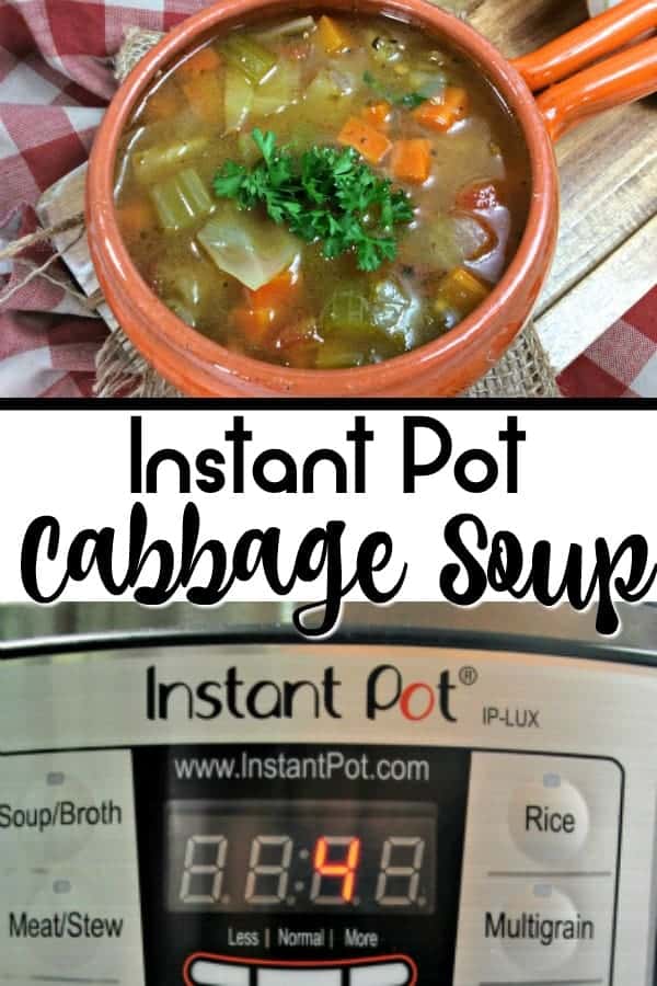 Instant Pot Cabbage Soup Recipe
