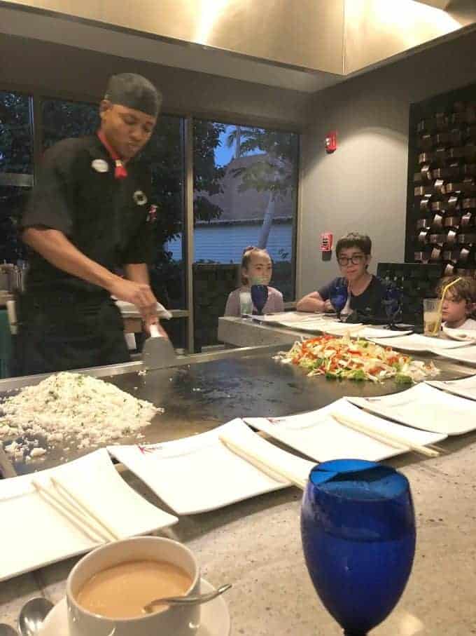 hibachi dinner