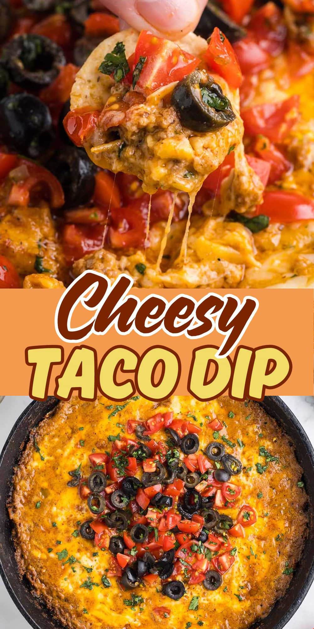 Cheesy Taco Dip pinterest