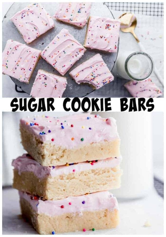 Sugar cookie bars Pinterest