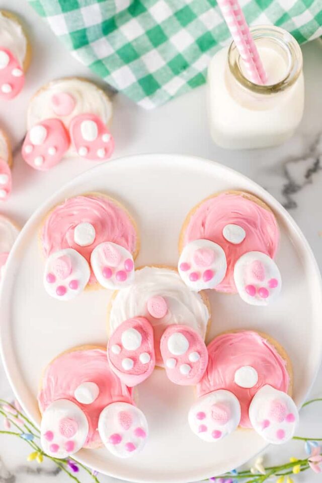 Bunny Butt Cookies {Easter Dessert and Craft} | Princess Pinky Girl