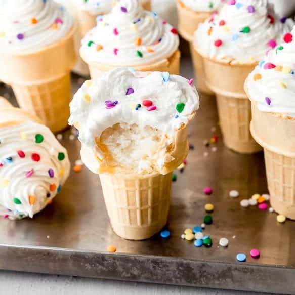 Ice Cream Cone Cupcakes 