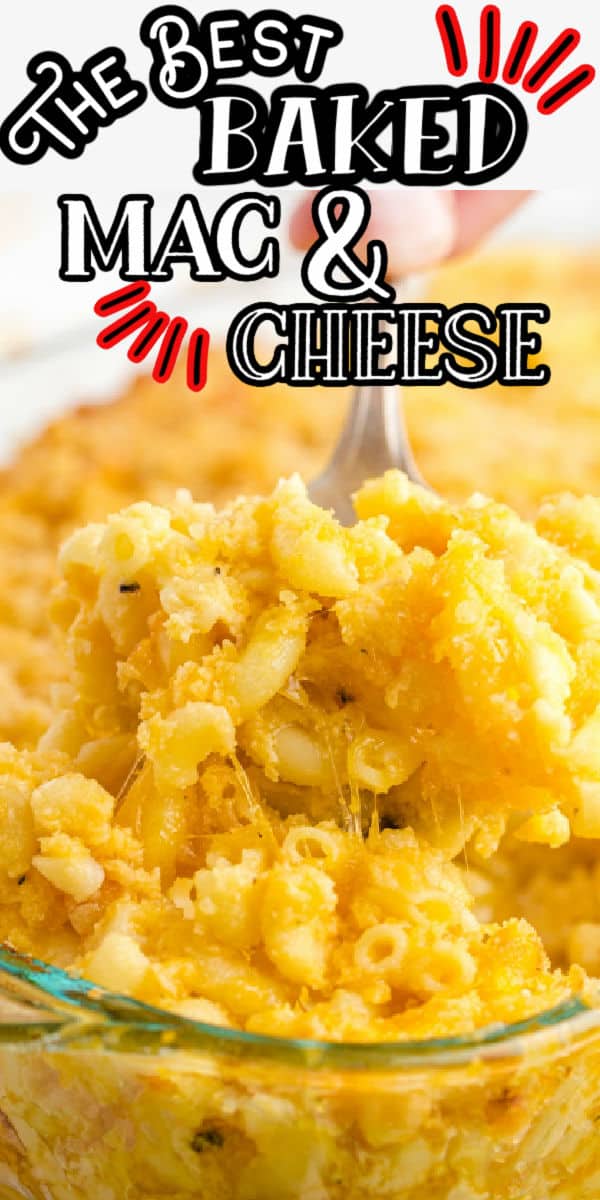 Baked Mac and Cheese Pinterest Image