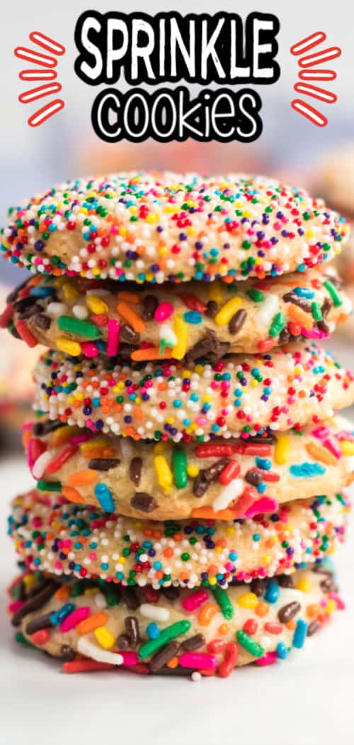 Rainbow Sprinkle Cookies Pinterest