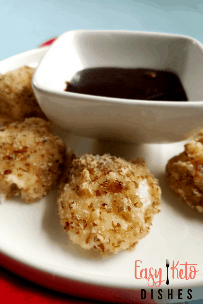 Air Fried Cheesecake Bites by Easy Keto Dishes