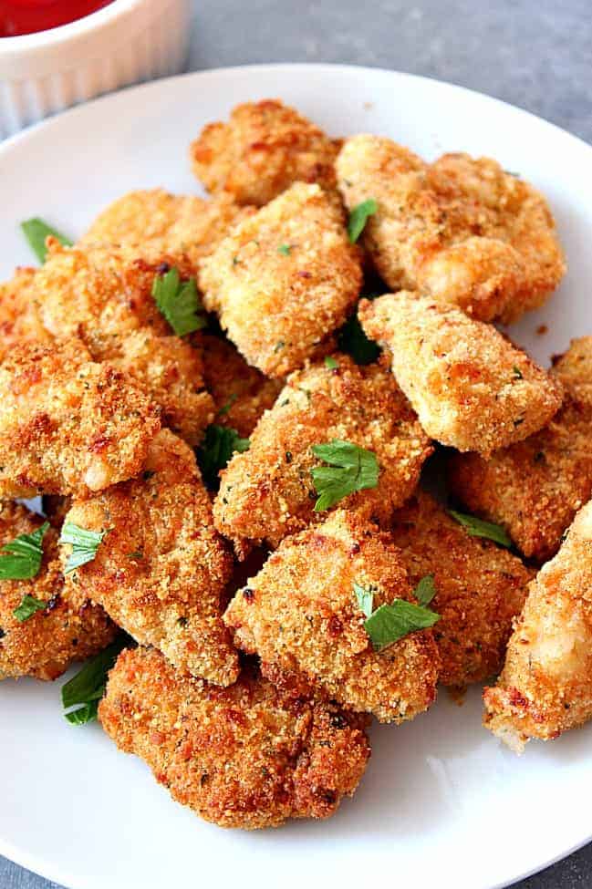 Air Fryer Chicken Nuggets by Crunchy Creamy Sweet