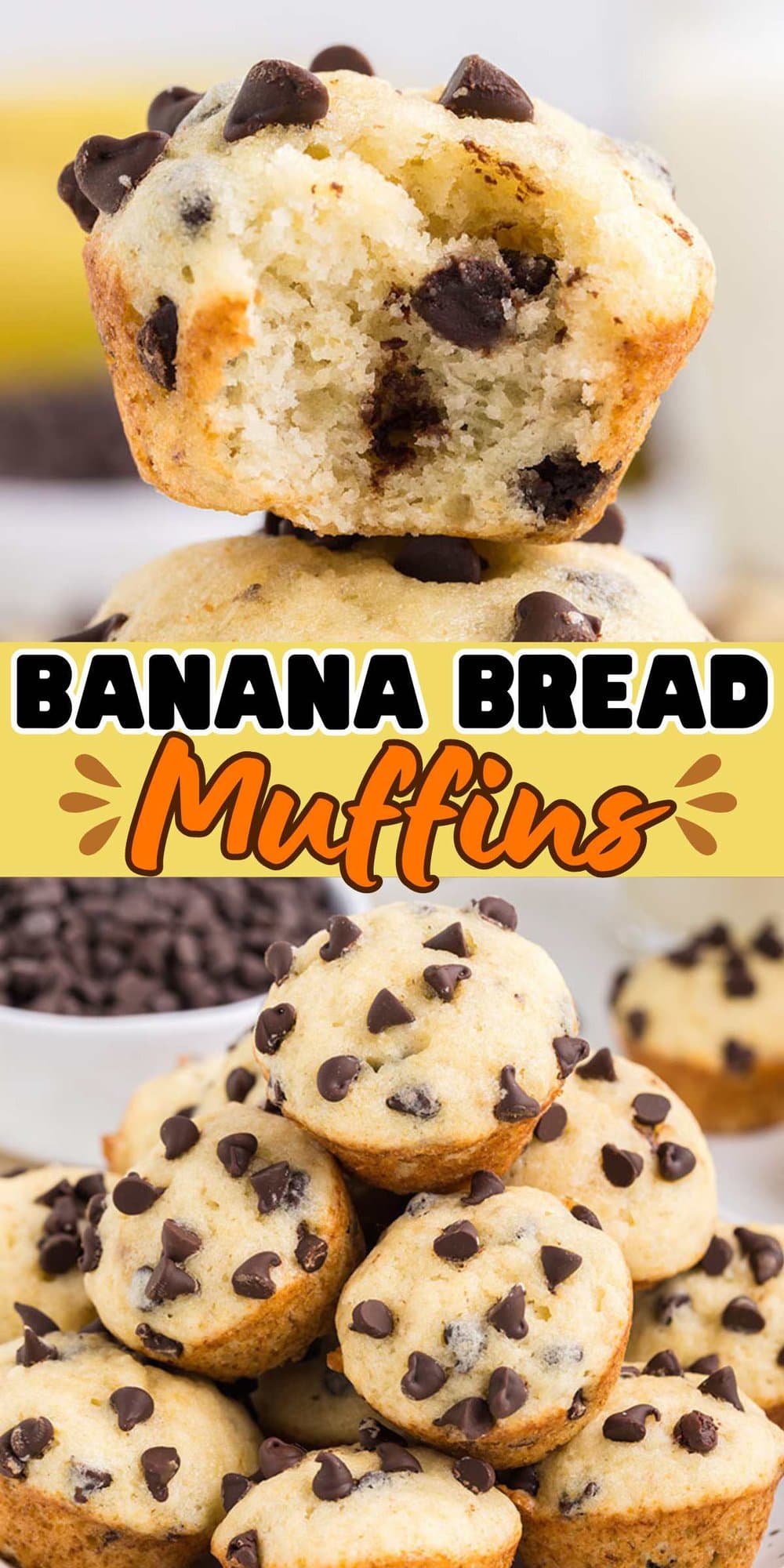 Mini Banana Bread Muffins pinterest