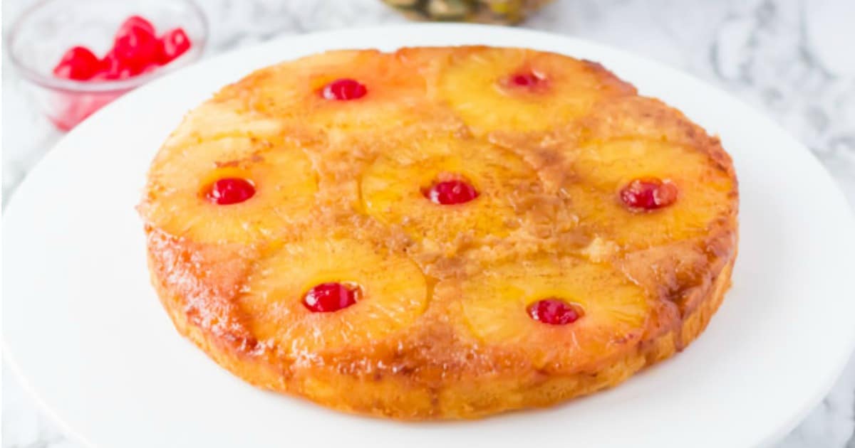 BEST EVER Pineapple Upside Down Cake - The Scran Line