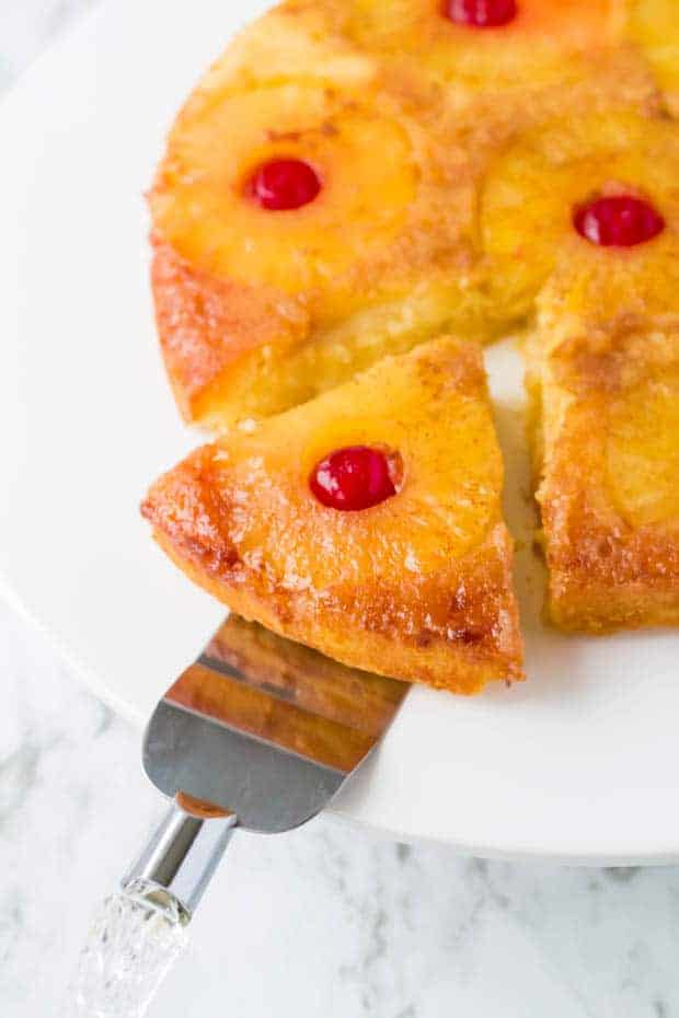 Pineapple Upside Down Cake piece