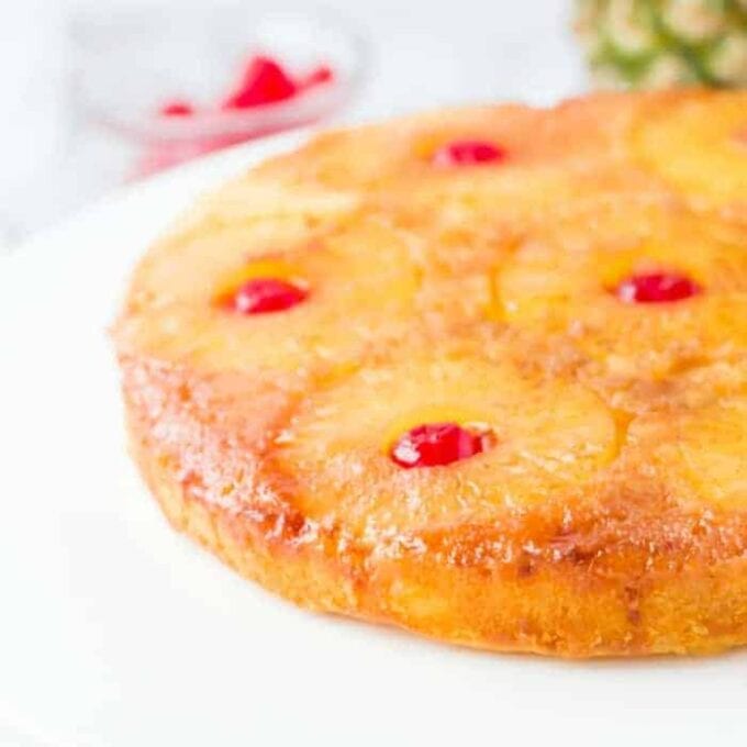 Pineapple Upside Down Cake (Easy Recipe!) - Princess Pinky Girl