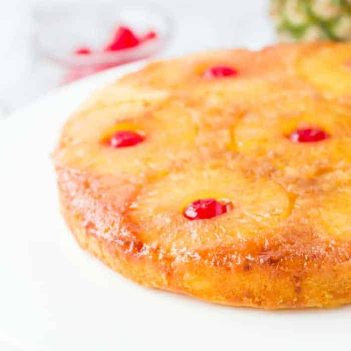 Easy Pineapple Upside Down Cake l Life Love and Sugar