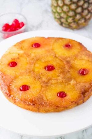 Pineapple Upside Down Cake (easy Recipe!) - Princess Pinky Girl