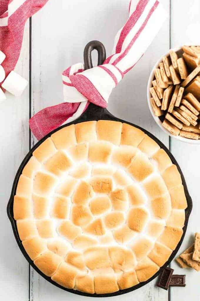 s'mores dip baked