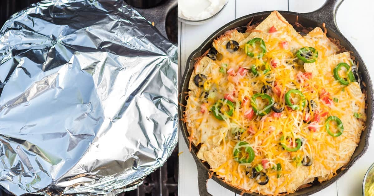Campfire Nachos How to Make Nachos In a Cast Iron Skillet! Princess