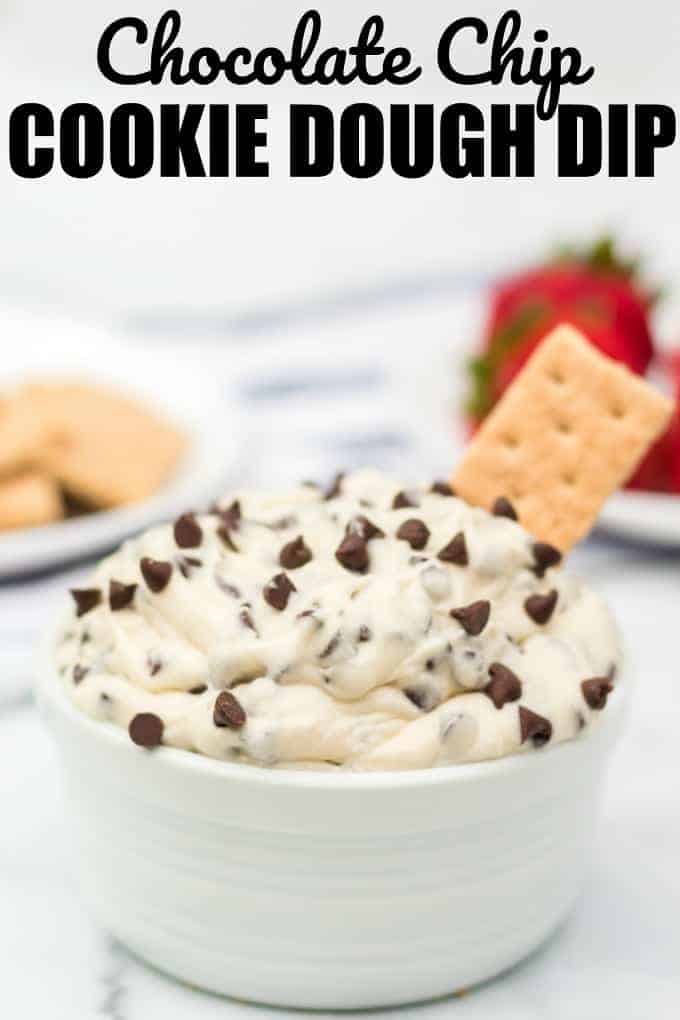 Cookie Dough Dip Recipe in a bowl